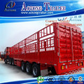 3 axles enclosed cargo box semi trailer in China
